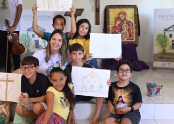 Projeto de Salvaguarda da Igreja do Espírito Santo beneficia crianças com oficina de arte