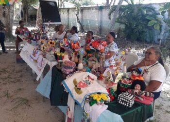 Feira expõe materiais produzidos durante oficinas ofertadas no Cras de Monte Gordo