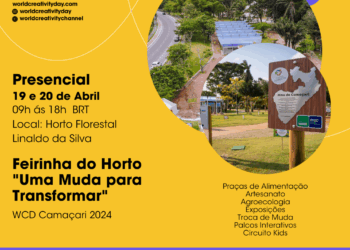 Feirinha “Uma muda para transformar” faz parte das atividades do Dia Mundial da Criatividade 2024