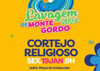 Monte Gordo celebra padroeiro durante lavagem na sexta (19)