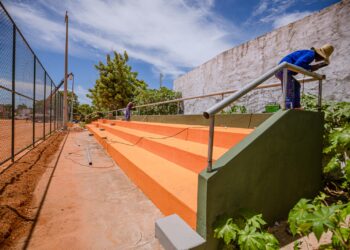 Obras de requalificação seguem no Campo de Monte Gordo