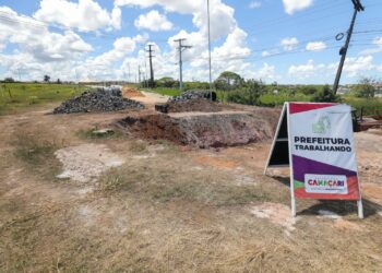 Obra de drenagem no Trevo da Cascalheira segue em andamento