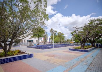 Avançam obras de revitalização da Praça Desembargador Montenegro