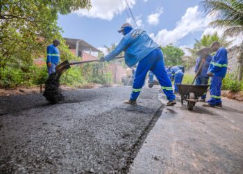 Estrada entre Santa Maria e Pinhão Manso recebe pavimentação asfáltica