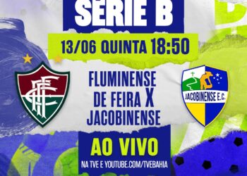 TVE transmite Fluminense X Jacobinense pela Série B do Baianão