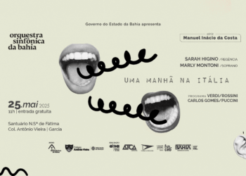 OSBA faz concerto gratuito neste domingo (25) com trechos de óperas no Santuário Nossa Sra. de Fátima, no Garcia