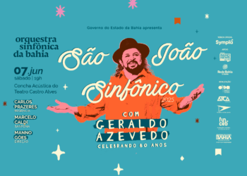 Ingressos para o São João Sinfônico com Geraldo Azevedo começam a ser vendidos nesta segunda-feira