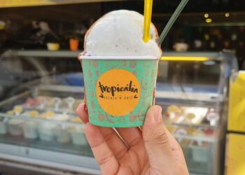 Você tem de provar o sorvete de Gorgonzola com Calda de Goiabada do Tropicália Gelato e Caffé