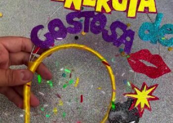 Valéria recebe oficina gratuita de tiaras personalizadas para Carnaval