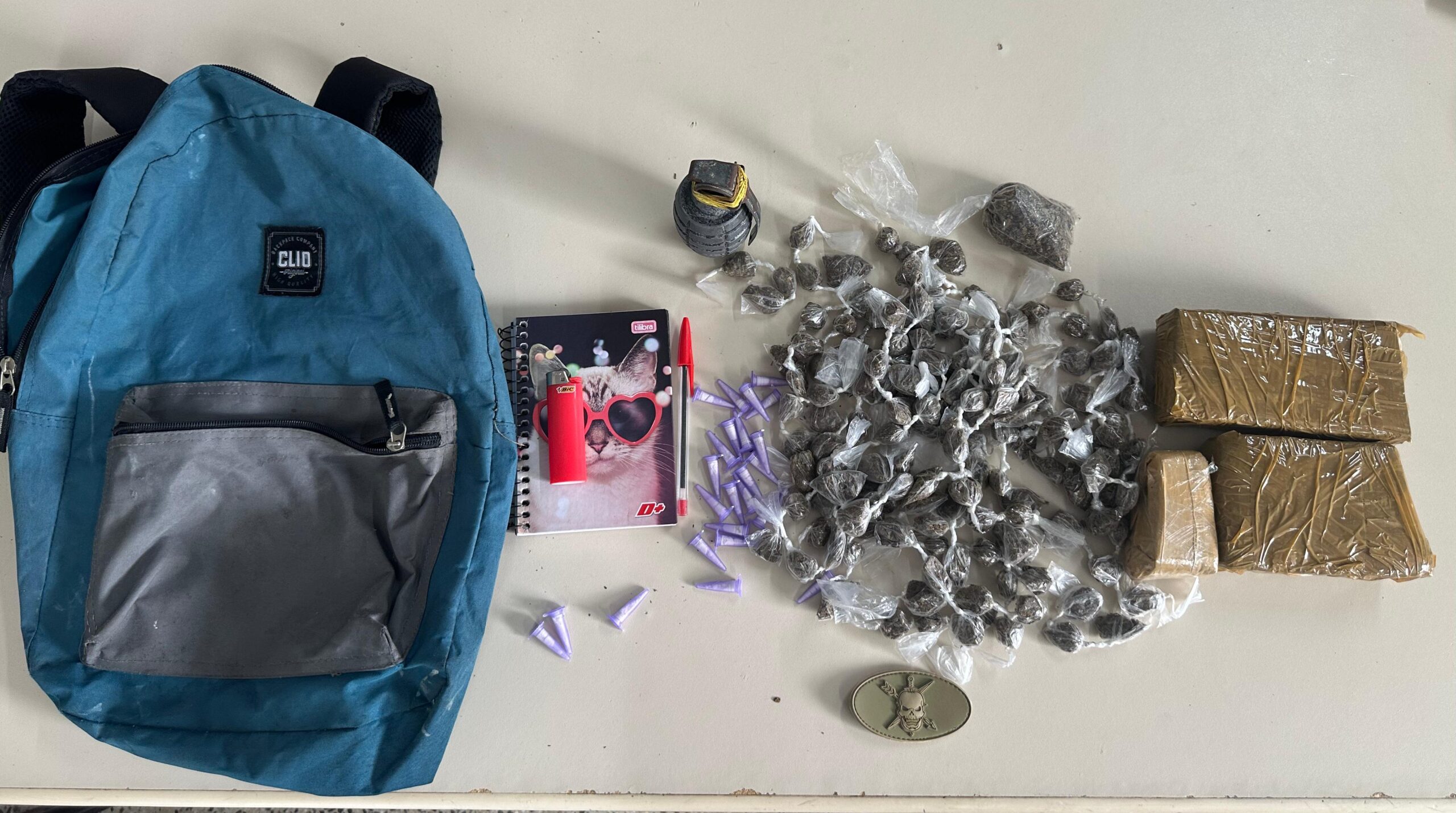Suspeito de gerenciar o tráfico em Itinga é preso com drogas e uma granada