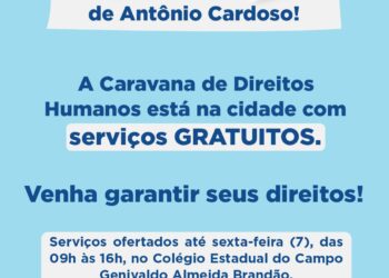 Caravana de Direitos Humanos em Antônio Cardoso