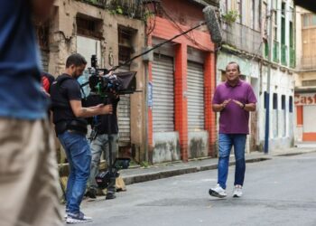 Geraldo grava sobre transformação prevista com a chegada do VLT