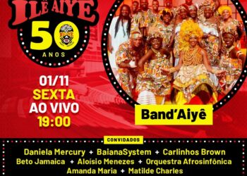 TVE transmite show de 50 anos do Ilê Aiyê