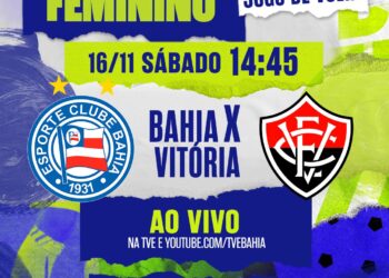 Bahia e Vitória decidem o Baianão Feminino com transmissão da TVE