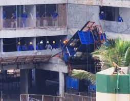 Armação: dois trabalhadores morrem e um fica ferido após elevador de obra cair