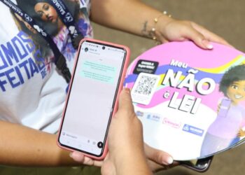 Mulheres contam com aplicativo Nina para denunciar casos de violência de gênero no Virada Salvador 2025