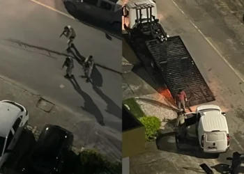 Dupla acusada de roubar Magazine Luiza na Calçada é presa no Imbuí; arma e veículo são apreendidos