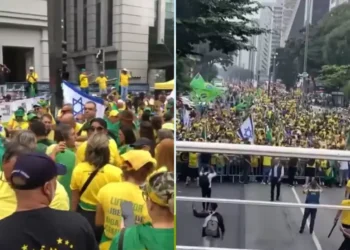 Apoiadores de Bolsonaro se concentram em São Paulo contra investigações da PF
