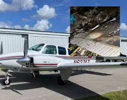 Avião de pequeno porte cai em Santa Catarina e deixa dois mortos