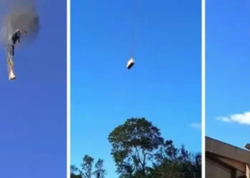 Balão pega fogo e cai em Santa Catarina; ao menos quatro pessoas morrem e há feridos