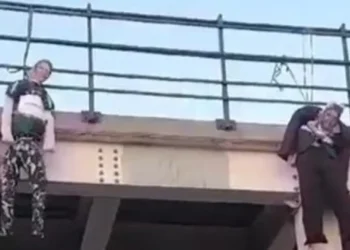 Bonecos de Leila e do presidente da CBF enforcados são colocados no entorno do Nilton Santos