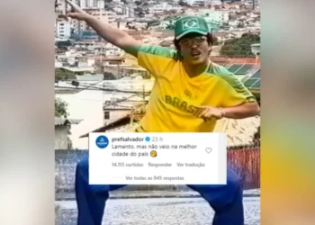 Perfil da Prefeitura de Salvador comenta em vídeo de despedida de Bruno Mars: “Não veio na melhor”