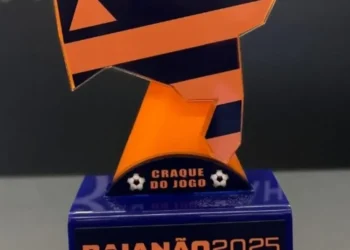 FBF apresenta troféu que será concedido ao craque do jogo no fim das partidas do Baianão
