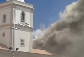 Incêndio atinge Câmara Municipal do Salvador