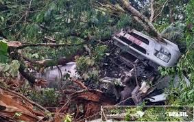 Rio: caminhão com carga tóxica tomba e atinge área de parque nacional