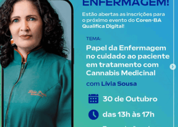 Coren-BA promove curso gratuito sobre Tratamento com Cannabis Medicinal para profissionais de enfermagem