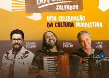 Dorgival Dantas, Flávio José e Adelmário Coelho se encontram no Triângulo do Forró