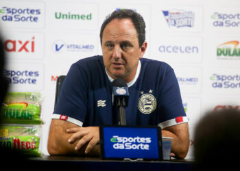 Assista a entrevista coletiva do técnico Rogério Ceni, do Bahia