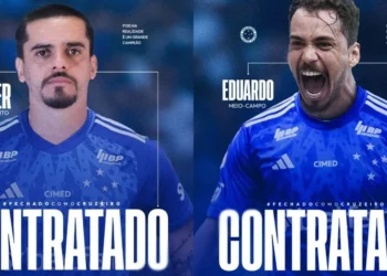 Cruzeiro anuncia Fagner e Eduardo como reforços para 2025