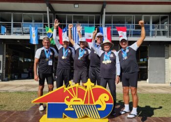 Atletas baianos de 59 a 85 anos conquistam 12 medalhas de ouro em Sul-americano de remo master