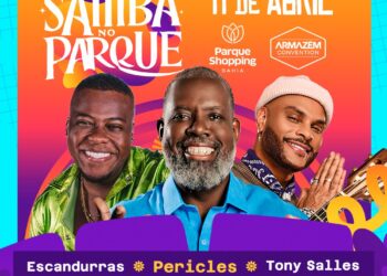 Péricles, Escandurras e Tony Salles comandam Samba no Parque no Armazém Convention