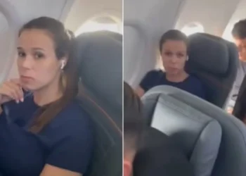 Mulher que viralizou ao não ceder assento vai processar mãe após exposição