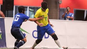 Desafio de futebol de cegos entre Brasil e França acontece neste domingo com transmissão ao vivo da Globo