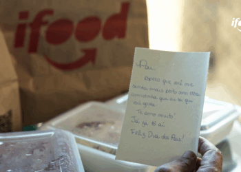 iFood entrega um pedido especial de Fernanda Gentil no Dia dos Pais