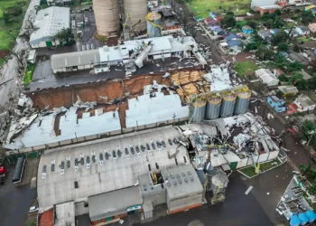 Microexplosão atinge município gaúcho de São Luiz Gonzaga