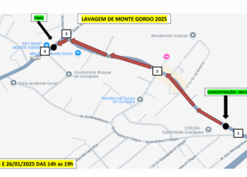 STT reordena fluxo de veículos durante Lavagem de Monte Gordo