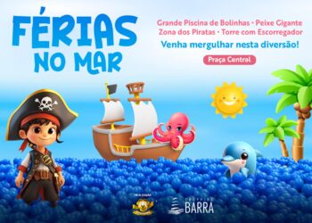 “Um mar de diversão” agita as férias no Shopping Barra