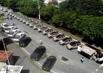 Governo do Estado reforça segurança na capital e interior com entrega de novos veículos