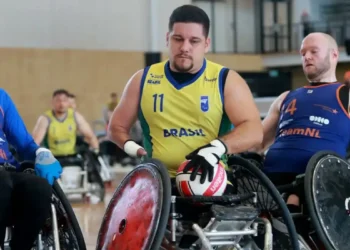 Brasil fica perto de vaga paralímpica no rúgbi em cadeira de rodas
