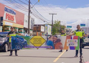 Maio Amarelo: STT realiza simulação de sinistro de trânsito com foco educativo