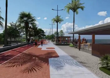 Obra da Nova Orla de Pituaçu conta com concreto que ajuda a limpar a poluição do ar