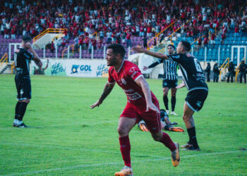 Gilvan celebra gol na estreia pelo Sergipe e prevê ‘jogo duro’ com Jacuipense
