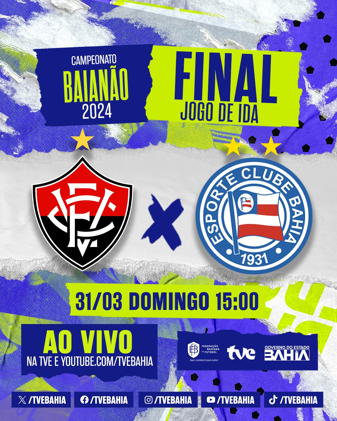 BaVi na final do Campeonato Baiano na TVE