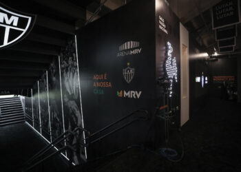 A casa do Galo ganha nova decoração para motivar os jogadores antes dos jogos