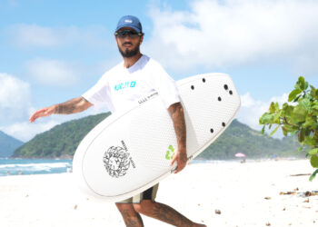 Filipe Toledo anuncia o lançamento de prancha 100% reciclável