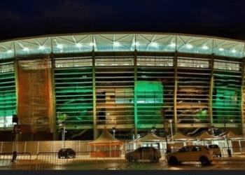 Casa de Apostas Arena Fonte Nova terá iluminação verde para apoiar campanha de prevenção de acidentes de trabalho